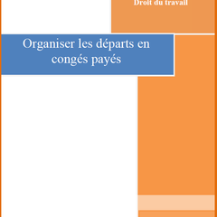 Organiser les congés payés