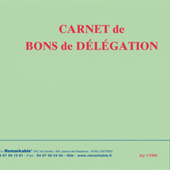 Carnet de bons de délégation