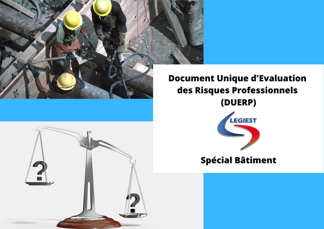 Batiment : Document unique d'évaluation des risques - téléchargeable et imprimable