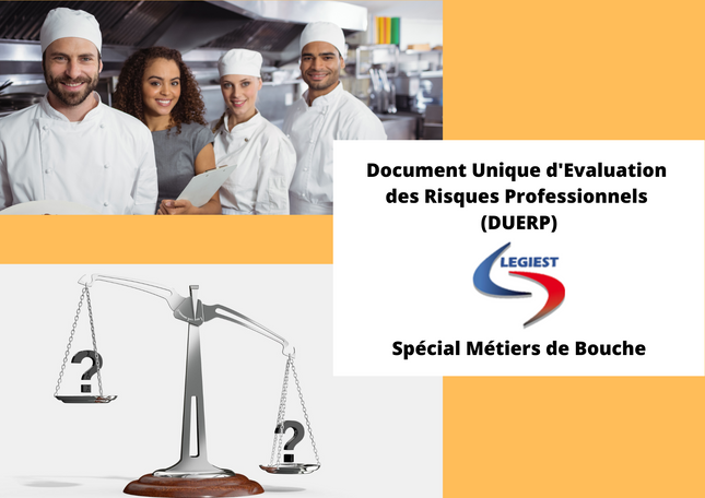 Métiers de Bouche : Document unique d'évaluation des risques - téléchargeable et imprimable