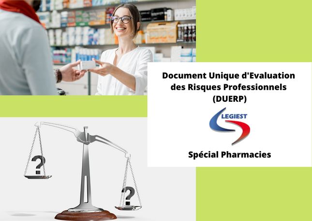 Pharmacie : Document unique d'évaluation des risques - téléchargeable et imprimable