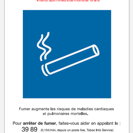 Emplacement fumeur