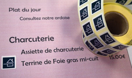 Etiquettes logo "Fait maison"