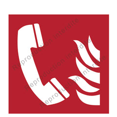 Téléphone à utiliser en cas d'incendie