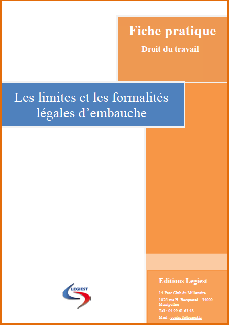 Limites et formalités d'embauche