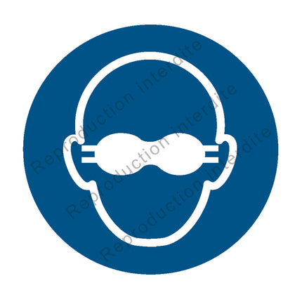 Lunettes de protection opaques obligatoires