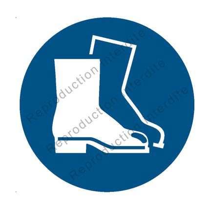 Chaussures de sécurité obligatoires