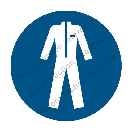 Vêtements de protection obligatoires