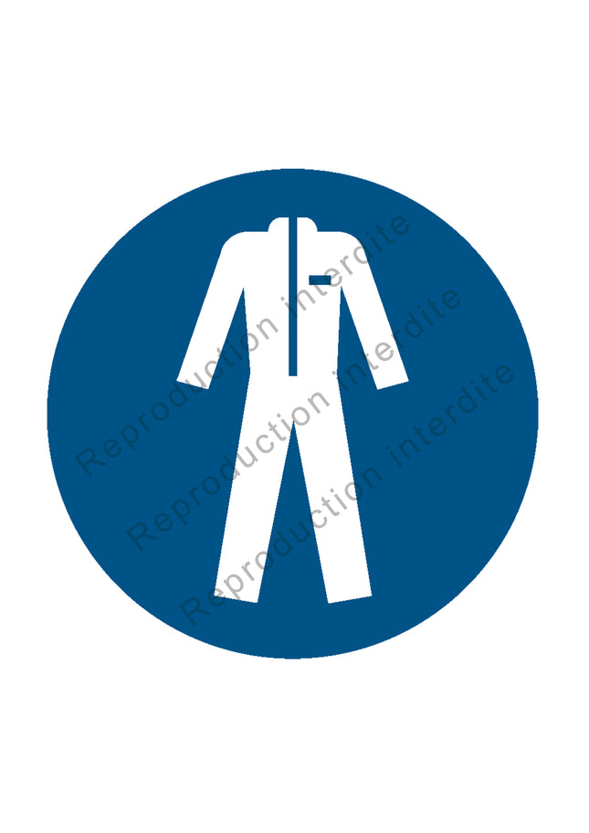 Vêtements de protection obligatoires