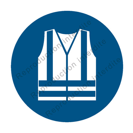 Gilet de sécurité haute visibilité obligatoire