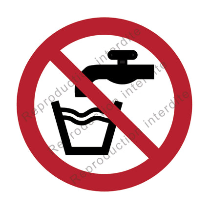 Eau non potable