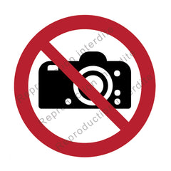 Interdiction de photographier