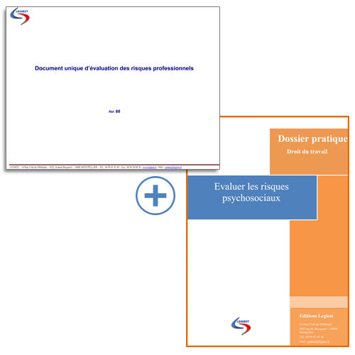 Pack évaluation des risques : DUER pré-rempli + évaluation des risques Psychosociaux Téléchargeable et imprimable