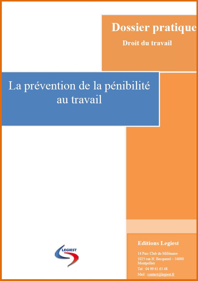 La prévention de la pénibilité au travail
