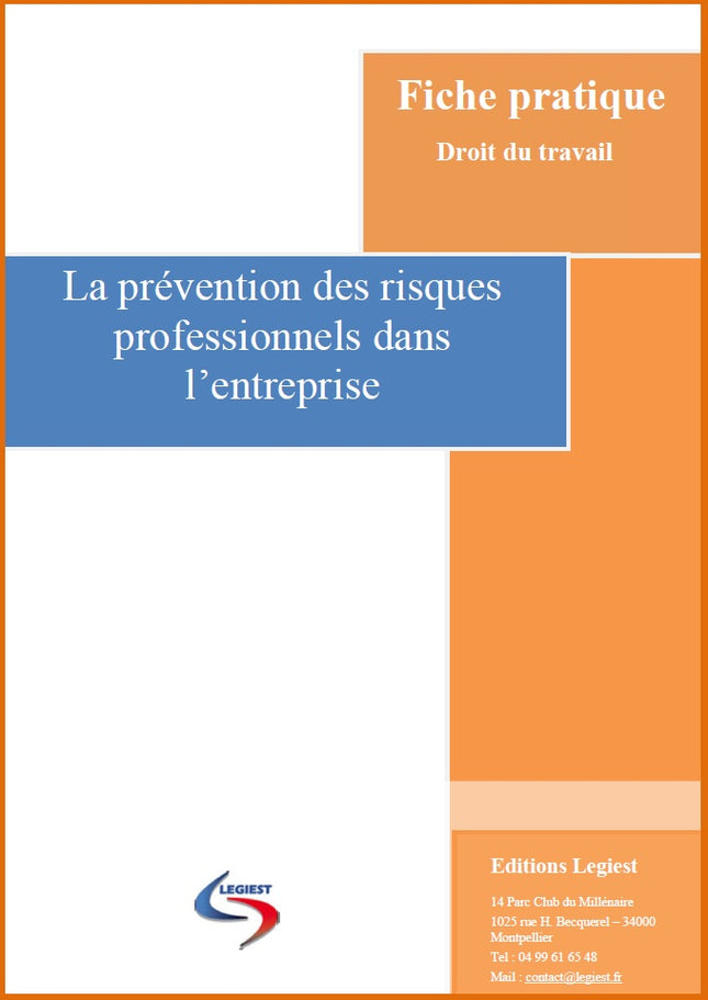 Prévention des risques professionnels