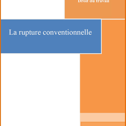 La rupture conventionnelle