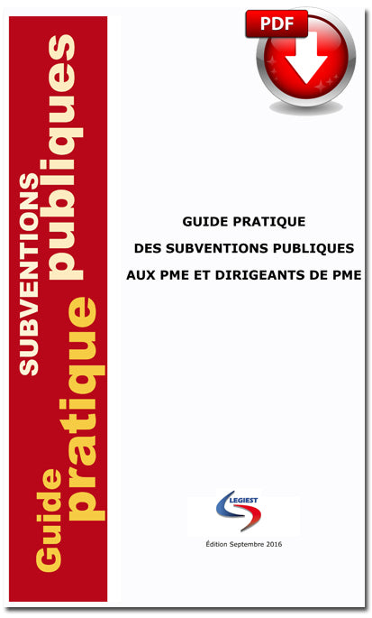 Guide pratique des subventions publiques - version PDF