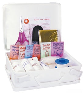 Trousse de secours jusqu'à 10 salariés