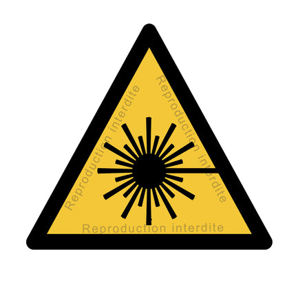 Danger Rayonnement laser