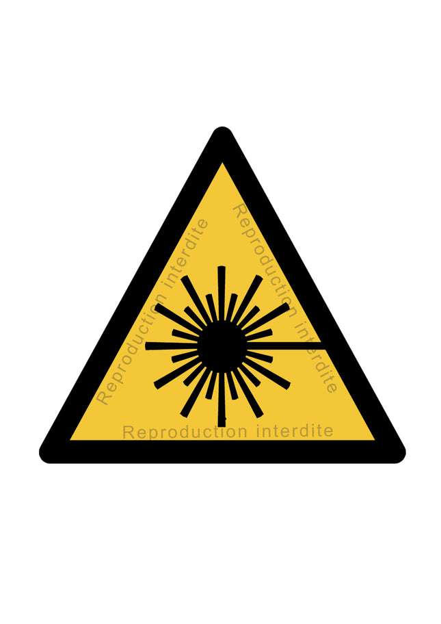 Danger Rayonnement laser
