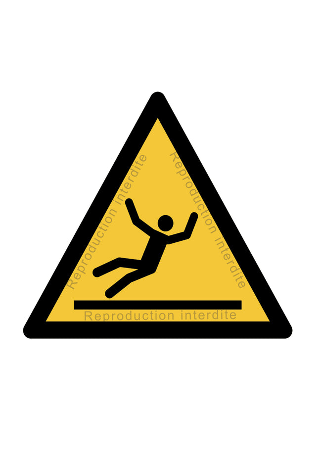 Danger Surface glissante