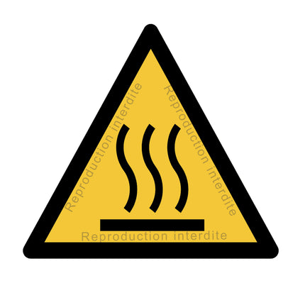Danger surface chaude