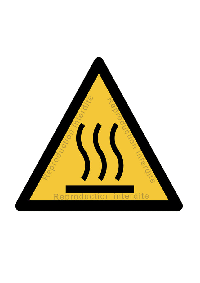 Danger surface chaude