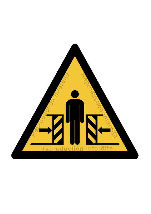 Picto danger écrasement