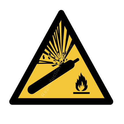 Picto Danger Bouteille pressurisée